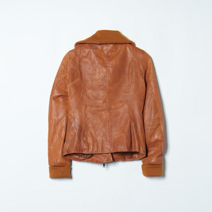 RIB/CLEATHERBLOUSON