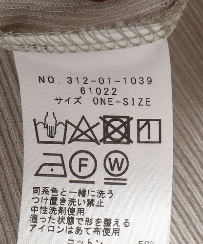 〈手洗い可能〉クレーピーナチュラルリブタートルネック