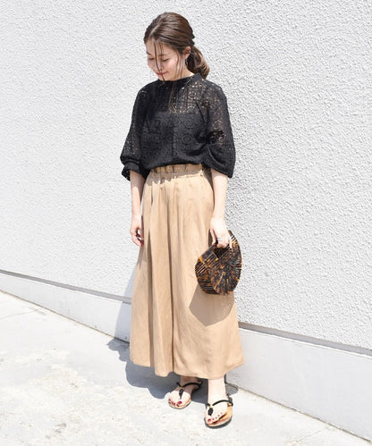 liflattie ships:ラッセルレース2WAYブラウス