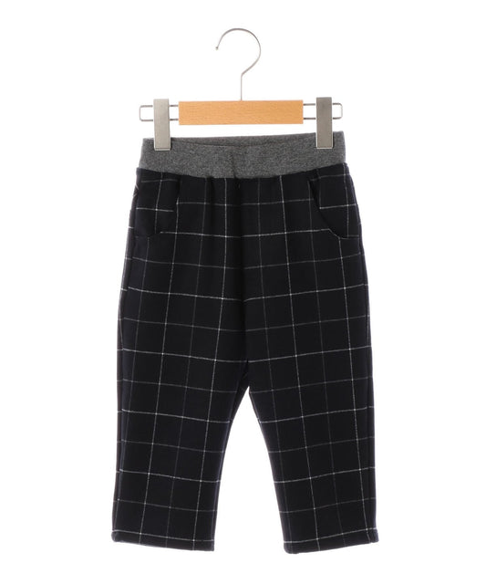 SHIPS KIDS:ウィンドーペン 7分丈 パンツ(100〜130cm)
