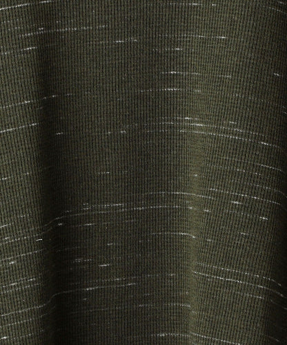 SHIPS: ワッフル フェイクレイヤード クルーネック Tシャツ (ロンT)