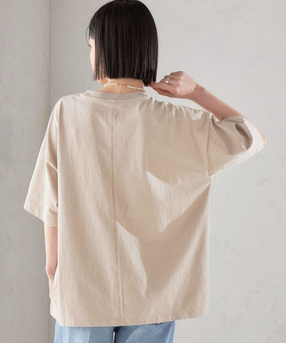 【SHIPS別注】81BRANCA:5分袖 ロゴ TEE 24SS