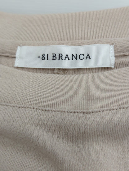 【SHIPS別注】81BRANCA:5分袖 ロゴ TEE 24SS