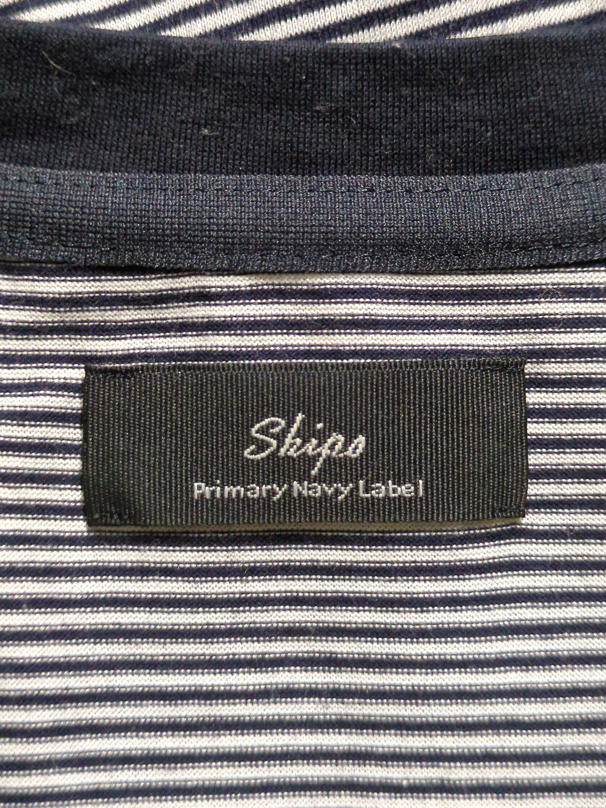 SHIPS Primary Navy Label:〈手洗い可能〉ボクシー ジャージ プルオーバー