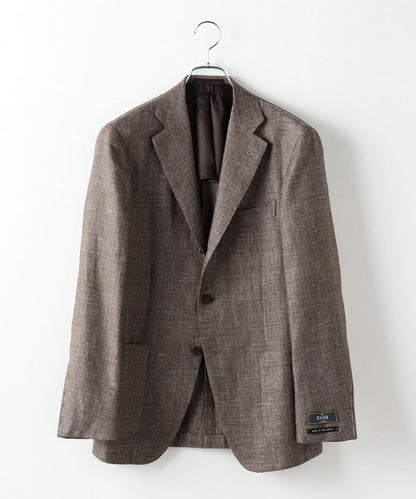 SD: 【RING JACKET×REDA×SHIPS】リネン メランジ ソリッド ジャケット（ブラウン)