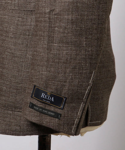 SD: 【RING JACKET×REDA×SHIPS】リネン メランジ ソリッド ジャケット（ブラウン)