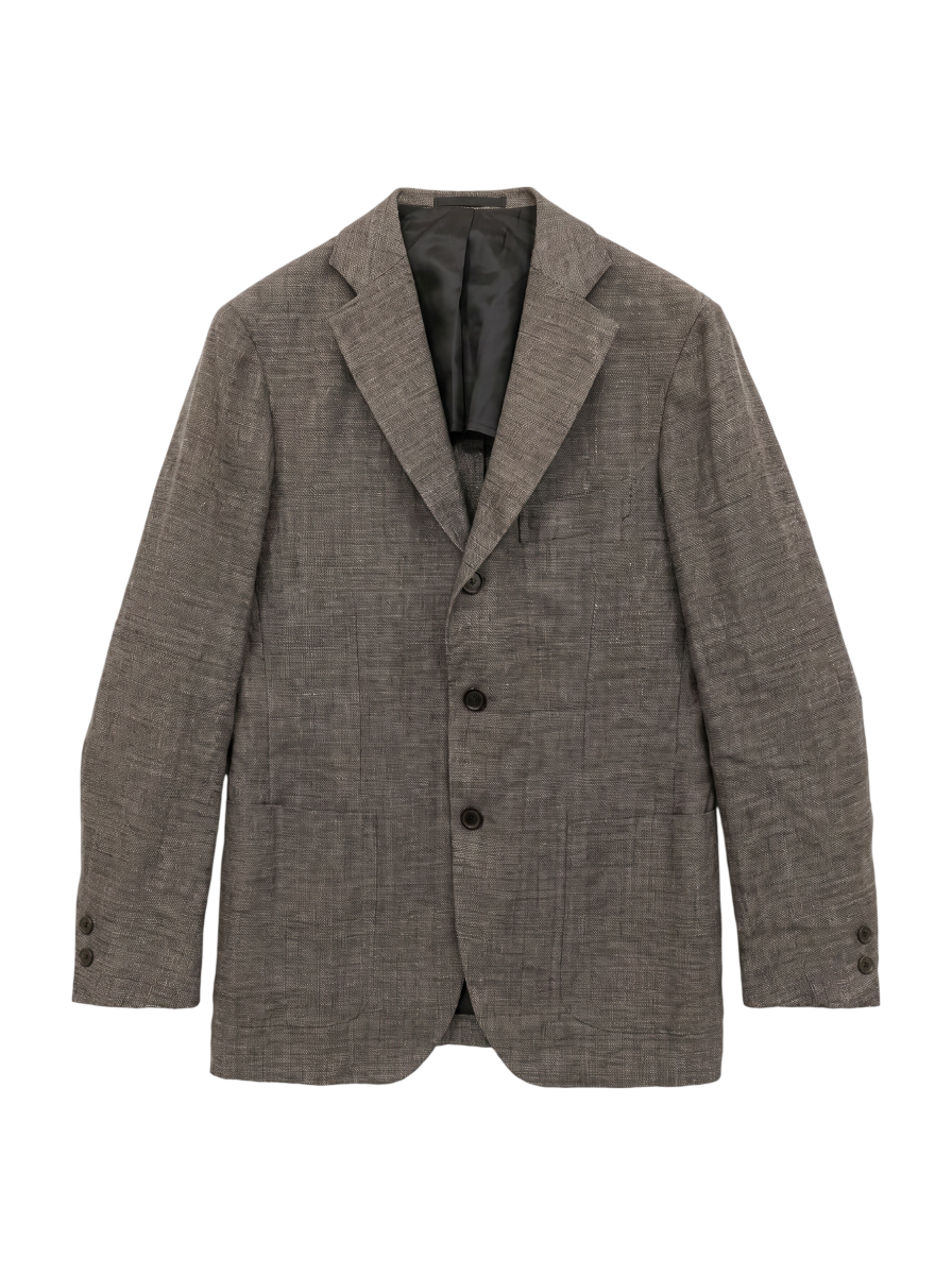 SD: 【RING JACKET×REDA×SHIPS】リネン メランジ ソリッド ジャケット（ブラウン)