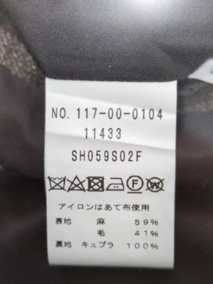 SD: 【RING JACKET×REDA×SHIPS】リネン メランジ ソリッド ジャケット（ブラウン)