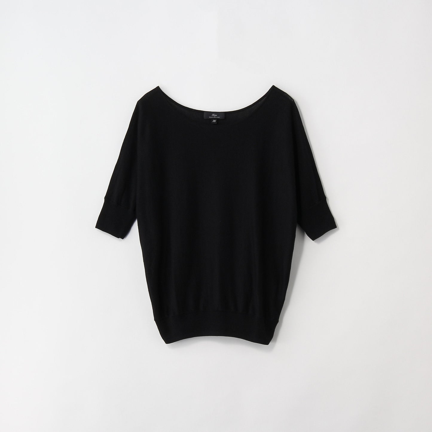 PrimaryNavyLabel:ワイドクルーネックプルオーバー