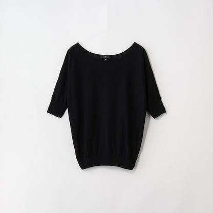 PrimaryNavyLabel:ワイドクルーネックプルオーバー