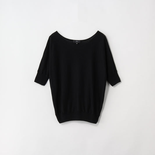 PrimaryNavyLabel:ワイドクルーネックプルオーバー