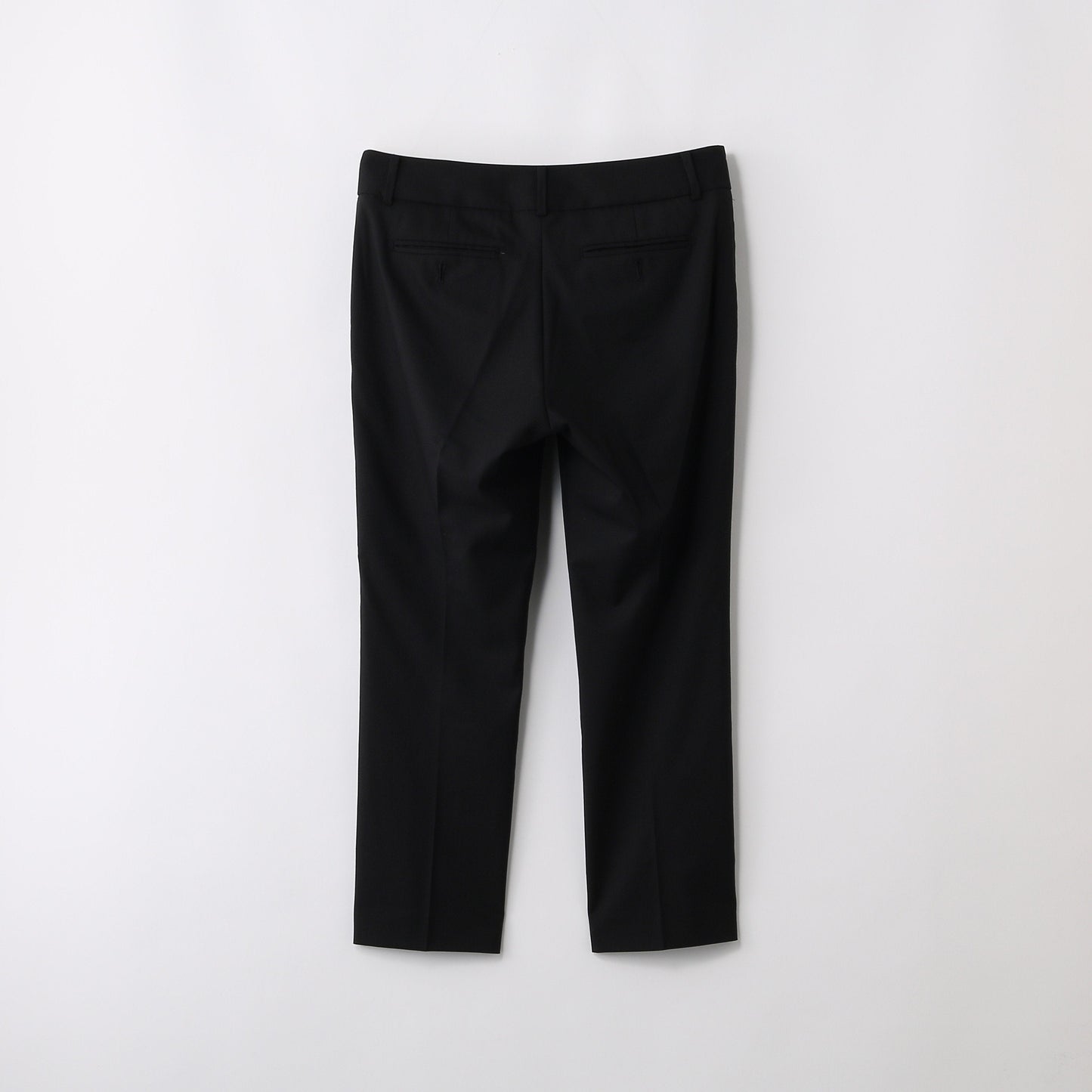 WOOL POPLIN CROP PT