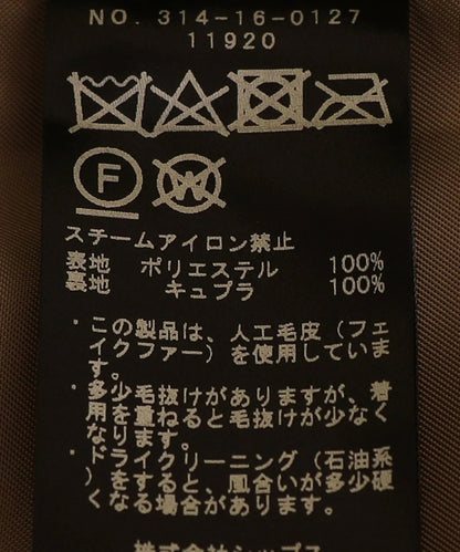PrimaryNavyLabel:フェイクボアショートコート