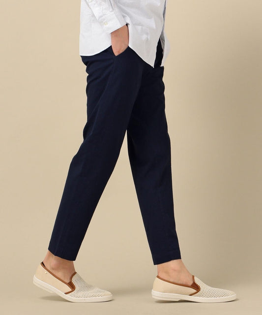 SHIPS: シルク混 シアサッカー ストレッチ セットアップ対応 イージーパンツ