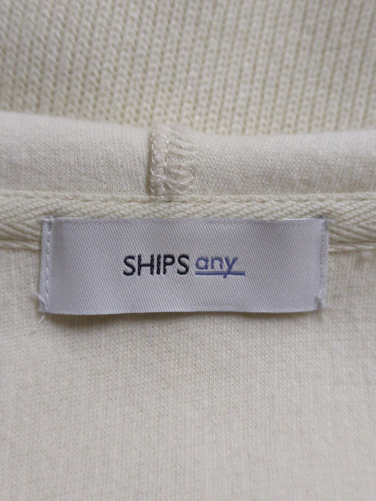 SHIPS any:〈手洗い可能〉サカリバ フード ショート プルオーバー
