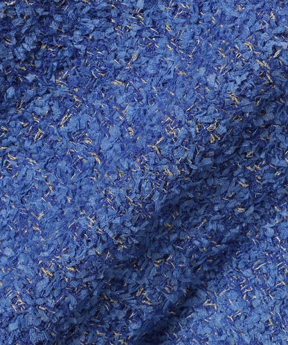 〈手洗い可能〉ラメ ツイード フリンジ ジャケット 24SS