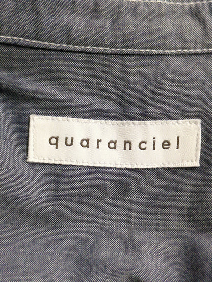quaranciel:〈洗濯機可能〉シャンブレー ドローコード ヨーク シャツ ブラウス