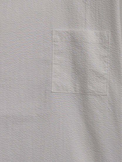 SHIPS: COOLMAX(R) シアサッカー クルーネック Tシャツ