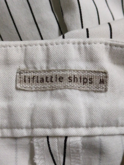 TWILL STRIPE TUCK PANTS