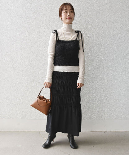 〈手洗い可能〉グリッター ラメ ビスチェ 24SS