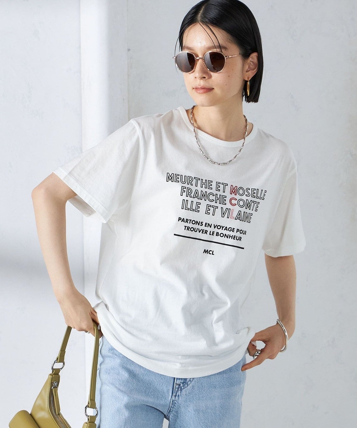 【SHIPS別注】MCL:ロゴ TEE