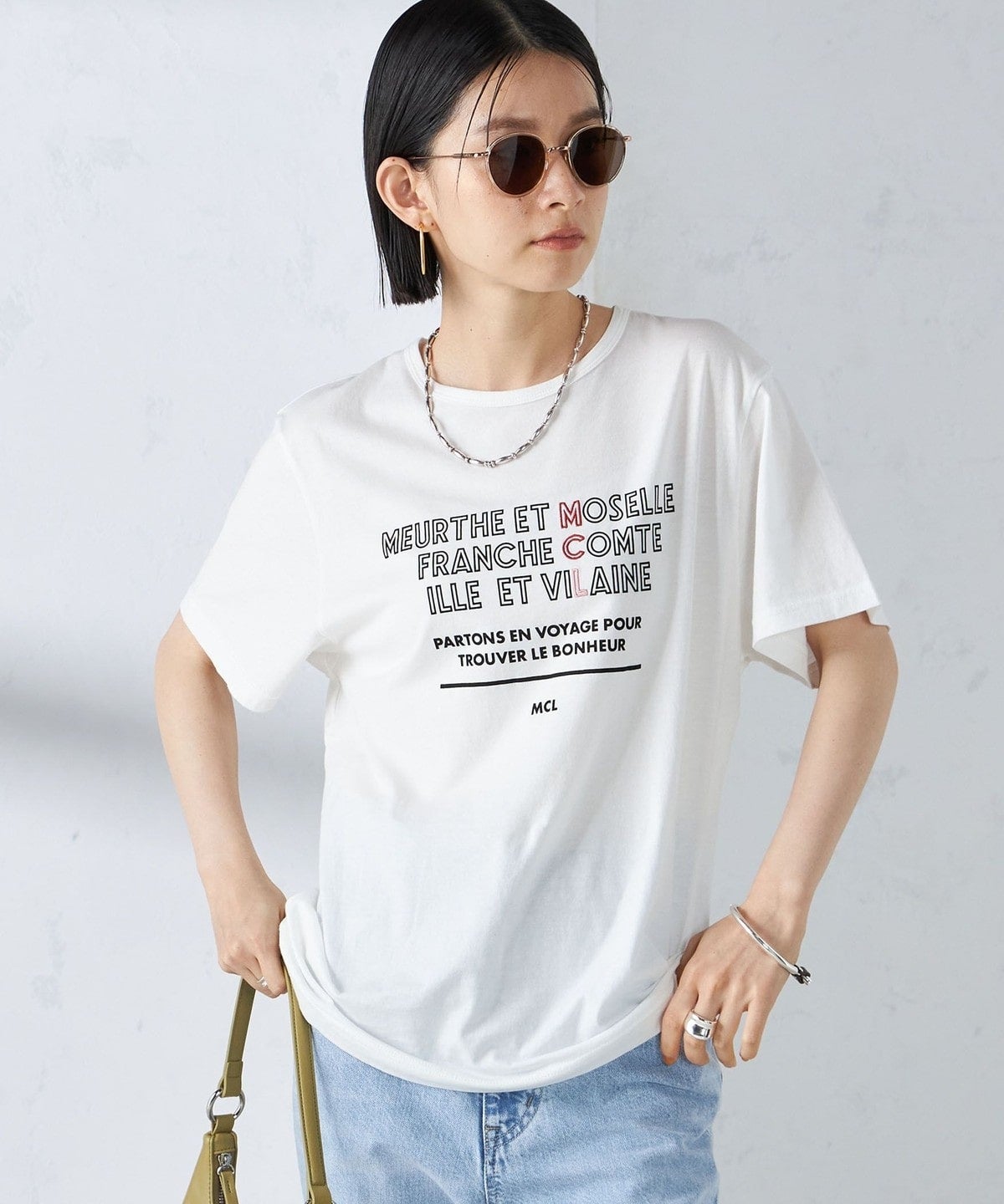 【SHIPS別注】MCL:ロゴ TEE