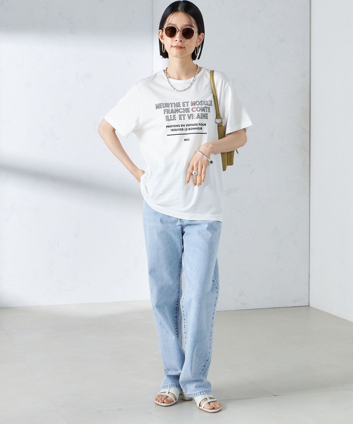 【SHIPS別注】MCL:ロゴ TEE