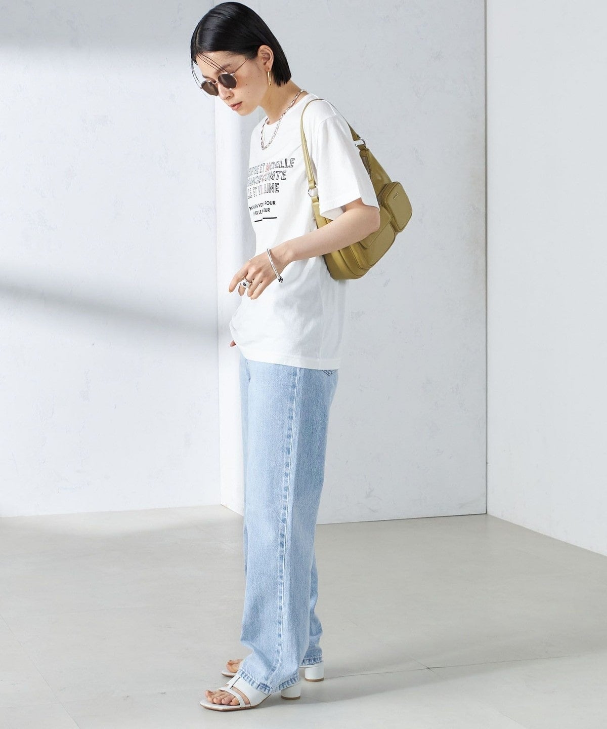 【SHIPS別注】MCL:ロゴ TEE