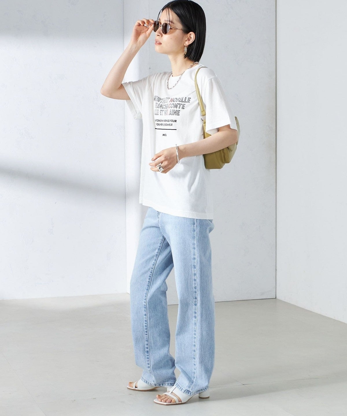 【SHIPS別注】MCL:ロゴ TEE