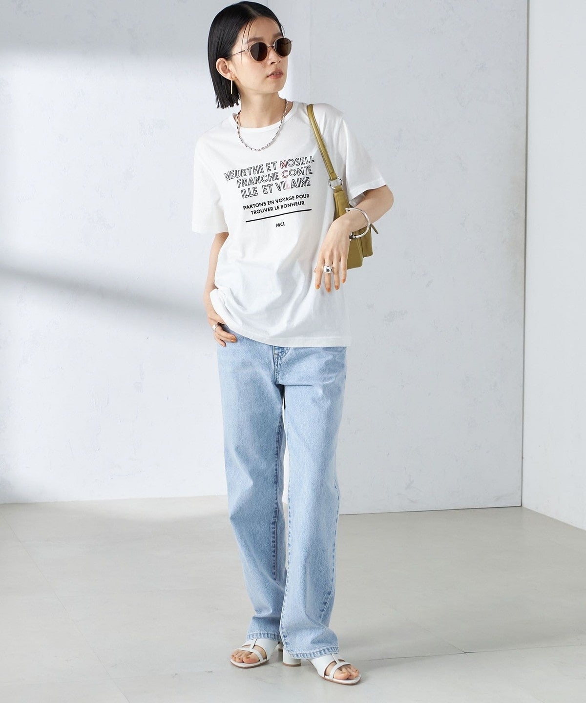 【SHIPS別注】MCL:ロゴ TEE