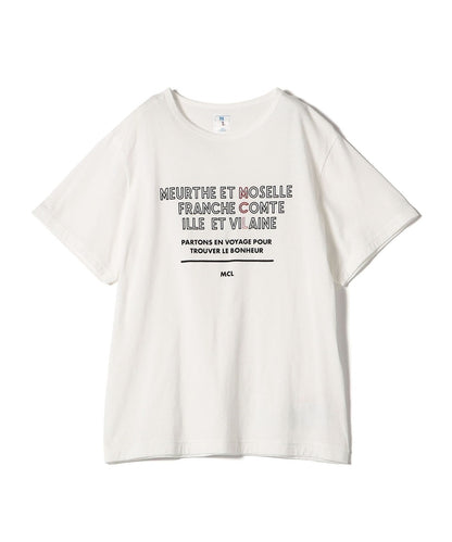 【SHIPS別注】MCL:ロゴ TEE
