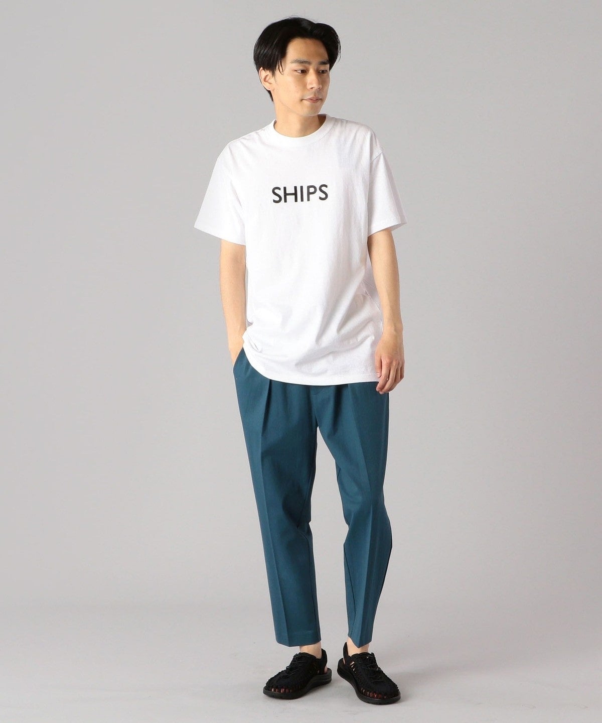 SHIPS:【一部WEB限定カラー】SHIPSロゴ エンブロイダリー Ｔシャツ