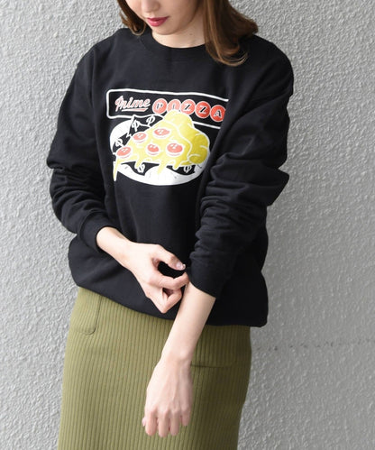 【SHIPS any別注】LA FAST FOOD: フードプリント スウェット