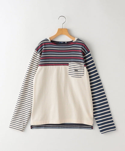SHIPS KIDS:145〜160cm / オーガニック コットン ボーダー カットソー