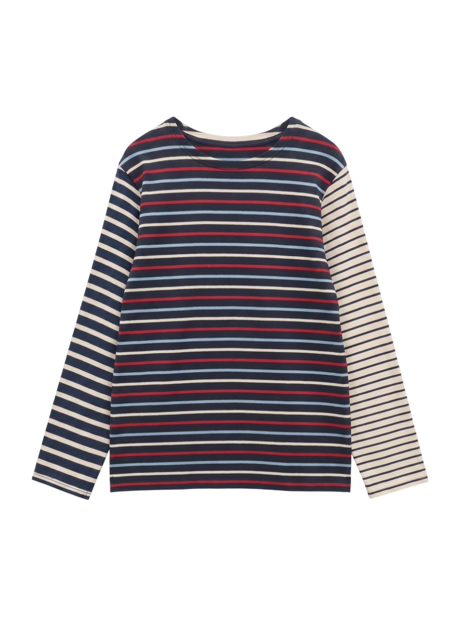 SHIPS KIDS:145〜160cm / オーガニック コットン ボーダー カットソー