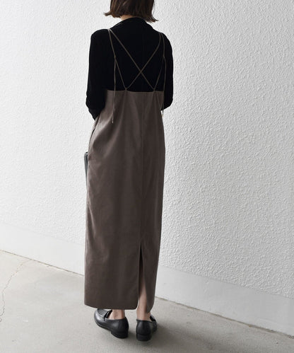 〈手洗い可能〉Iライン キャミ ワンピース