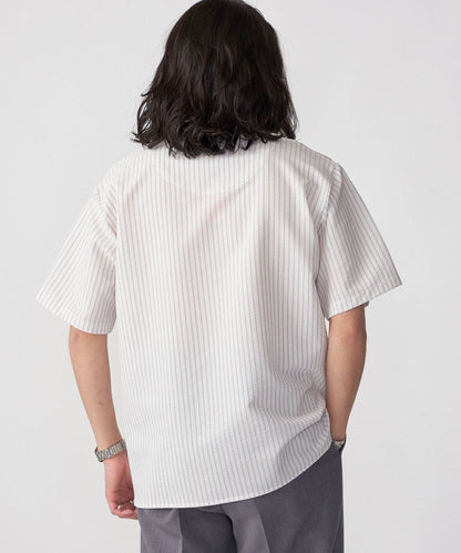 SHIPS: COOLMAX(R) シアサッカー Tシャツ