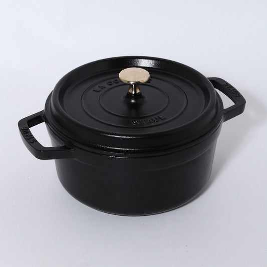 ピコ・ココット ラウンド 22cm ブラック