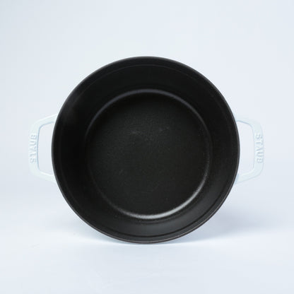 ピコ・ココット ラウンド 24cm ホワイト