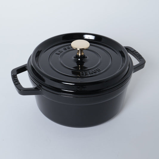 ピコ・ココット ラウンド 22cm シャイニーブラック