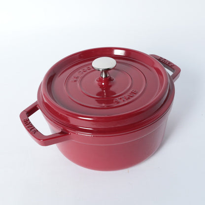 ピコ・ココット ラウンド 22cm ボルドー