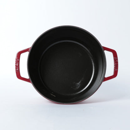 ピコ・ココット ラウンド 22cm ボルドー