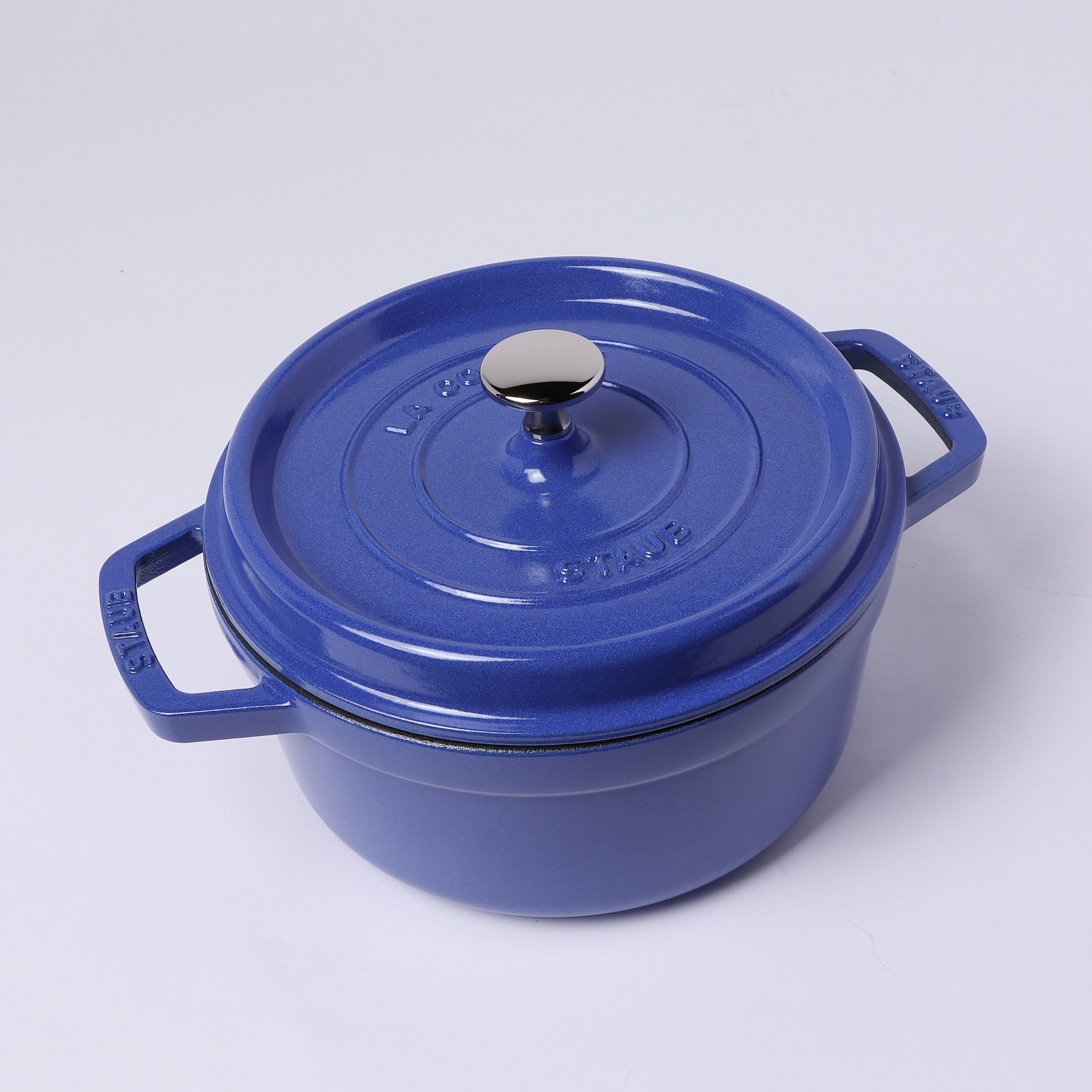 STAUB | ピコ・ココット ラウンド 22cm ブルーベリー | 鋳物ホーロー
