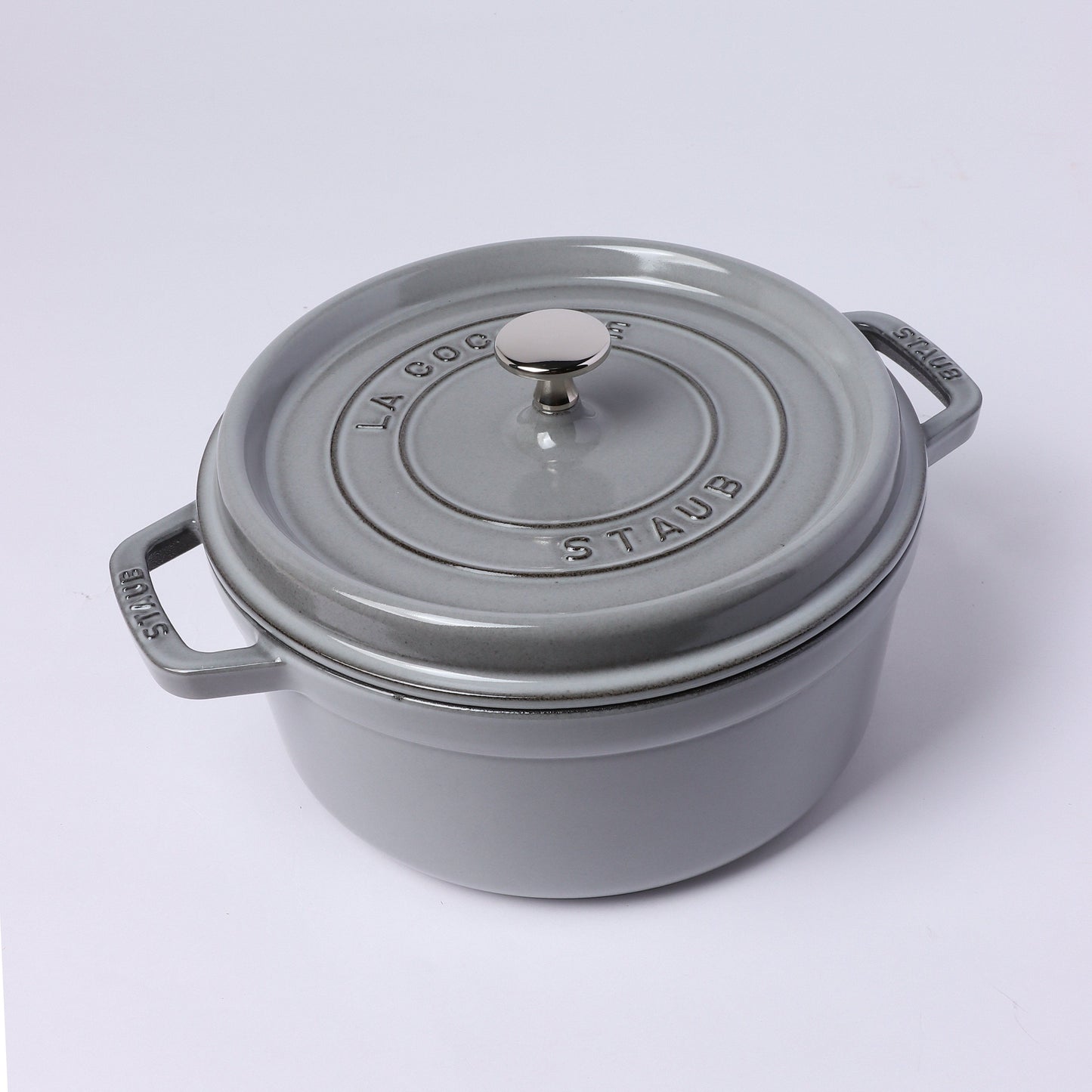 ピコ・ココット ラウンド 24cm グレー