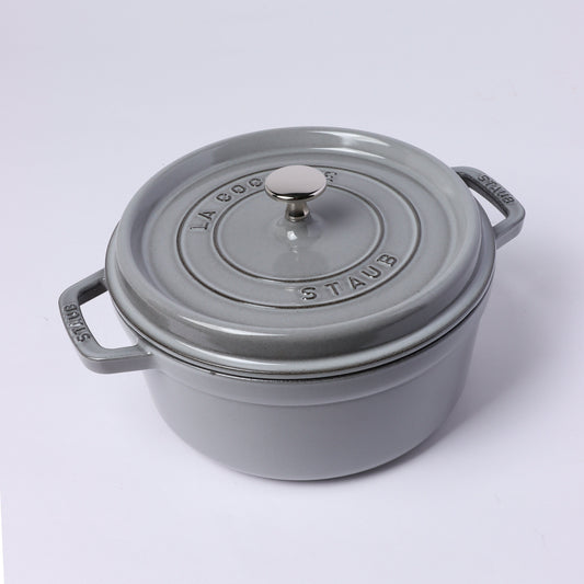 ピコ・ココット ラウンド 24cm グレー