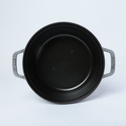 ピコ・ココット ラウンド 24cm グレー