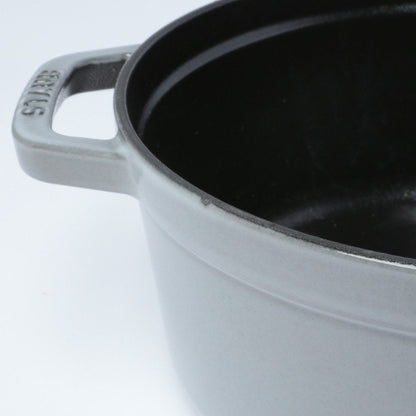 ピコ・ココット ラウンド 24cm グレー