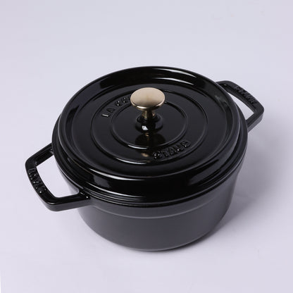 ピコ・ココット ラウンド 22cm シャイニーブラック