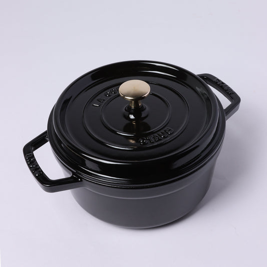 ピコ・ココット ラウンド 22cm シャイニーブラック