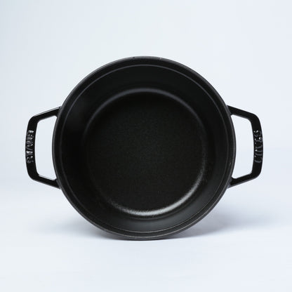 ピコ・ココット ラウンド 22cm シャイニーブラック